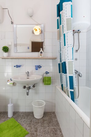 Badewanne, Handtücher