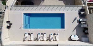 Pool - Villa Samba - Studio with Terrace and Sea View (Mlini)