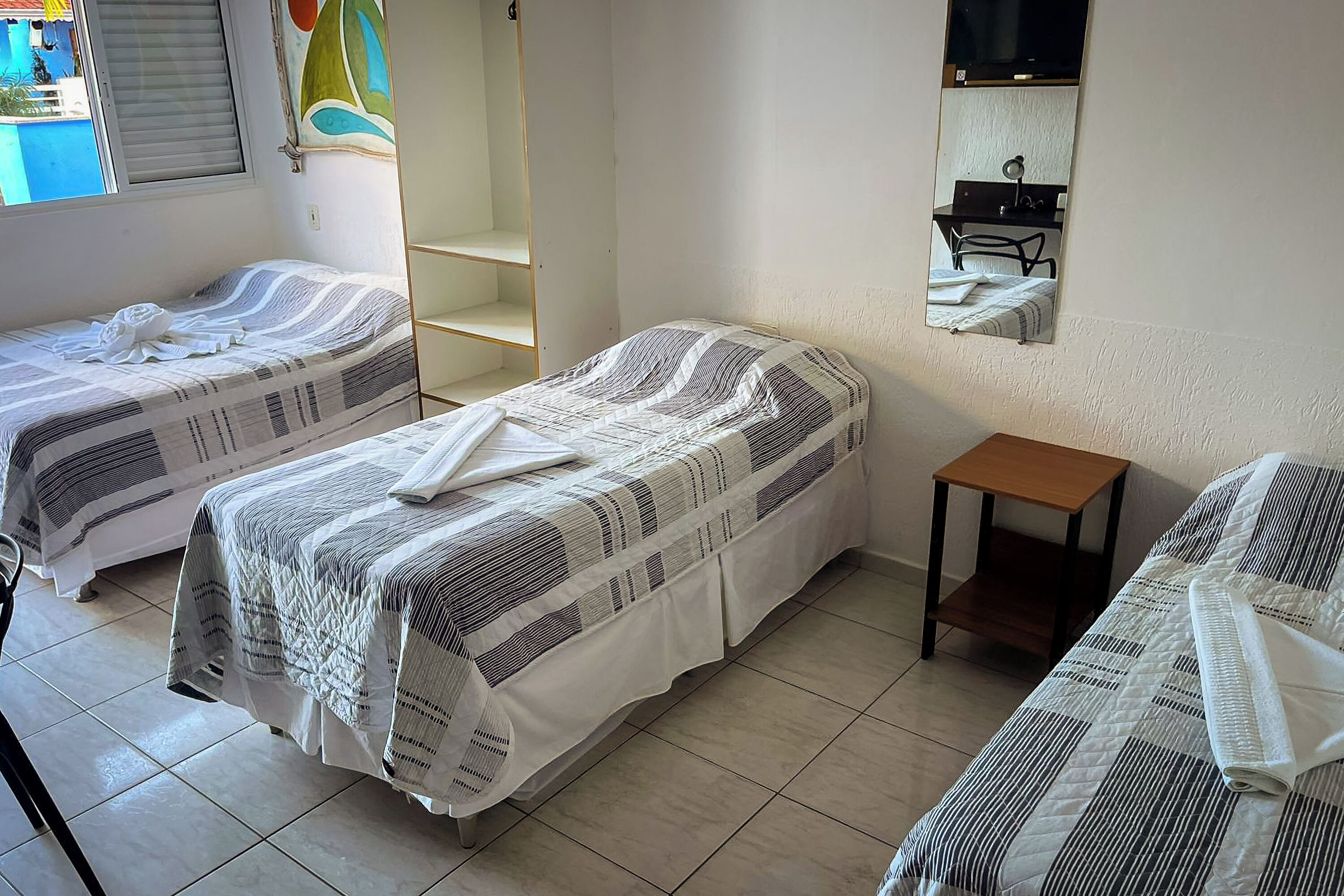 Exclusieve kamer (Andar Superior) | Een minibar, een bureau, gratis wifi, beddengoed