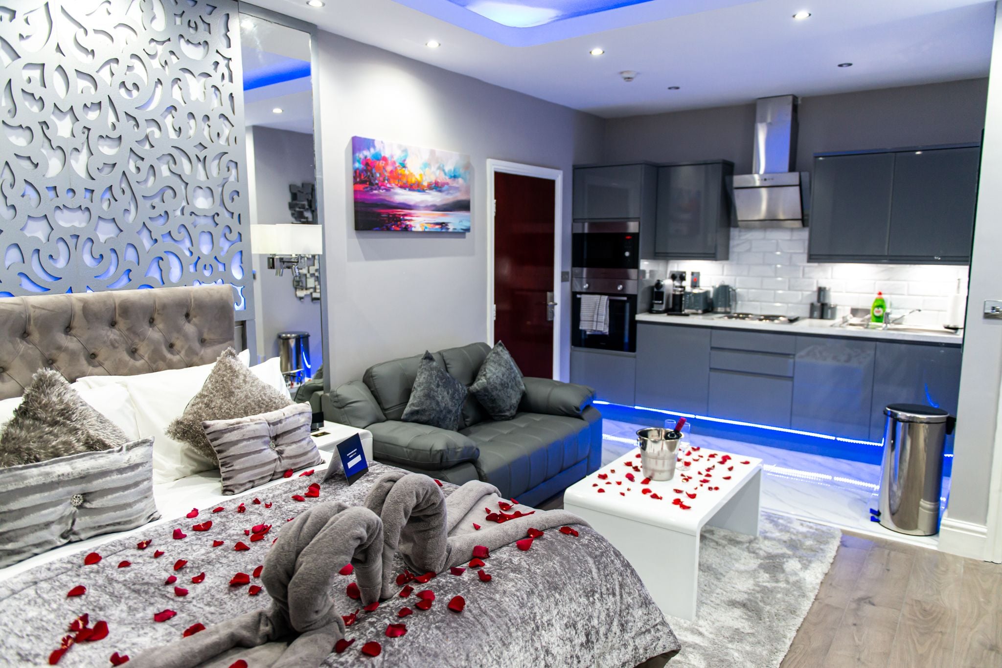 Deluxe-lejlighed - eget badeværelse (Deluxe Apartment Suite) | Lounge