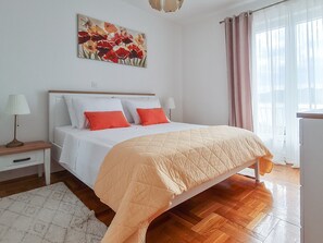 2 bedrooms, iron/ironing board, free WiFi, bed sheets - Apartments Klara - Two Bedroom Apartment with Balcony and Sea View (Viganj)