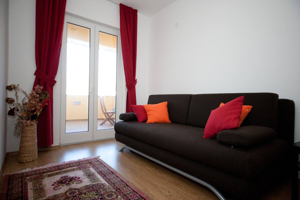 Apartamento, 1 quarto, sacada | Área de estar
