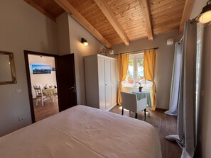 1 bedroom, iron/ironing board, internet, bed sheets