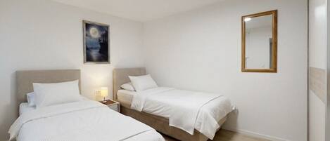 2 slaapkamers, wifi, beddengoed