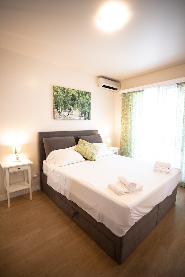 1 soverom, strykejern/-brett, wi-fi og sengetøy