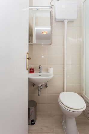Hair dryer, towels