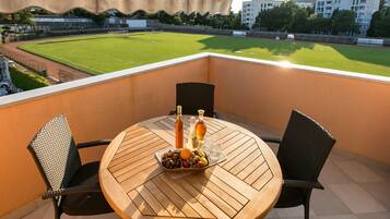 Comfort Apartment, 1 Bedroom, Balcony, Garden View | Terrace/patio