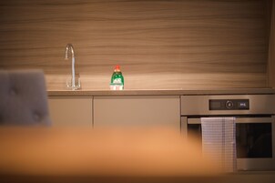 Studio | Private kitchen | Fridge, microwave, oven, stovetop