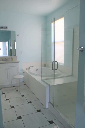 Shower, hair dryer