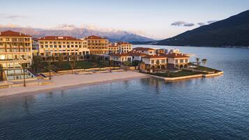 Enjoy breathtaking views of the surrounding mountains from the comfort of your balcony.