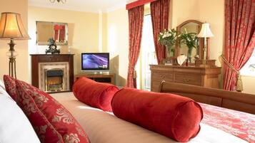 Premium bedding, memory-foam beds, desk, soundproofing