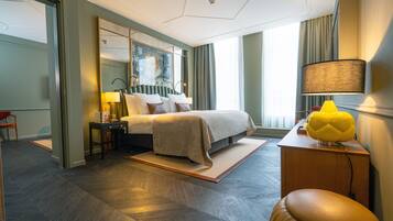 Ropa de cama hipoalergénica y minibar