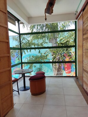 Voorkant van accommodatie