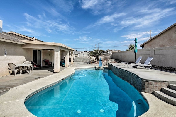Lake Havasu City Vacation Rental | 3BR | 2BA | 1,300 Sq Ft | Stairs Required