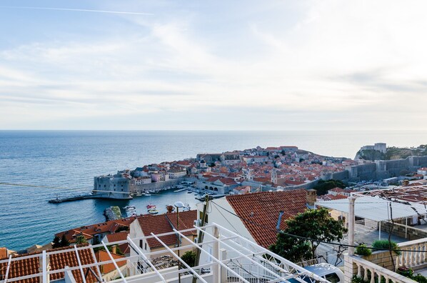 View from property - Ploce Apartments-One-Bedroom Apartment with Balcony and Sea View - Ante Topića Mimare 10 Street (Mali) (Dubrovnik)