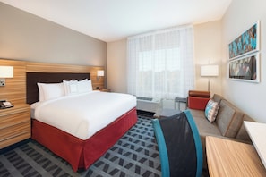 Studio, 1 King Bed | Desk, laptop workspace, blackout drapes, iron/ironing board - TownePlace Suites by Marriott Atlanta Lawrenceville (Lawrenceville)
