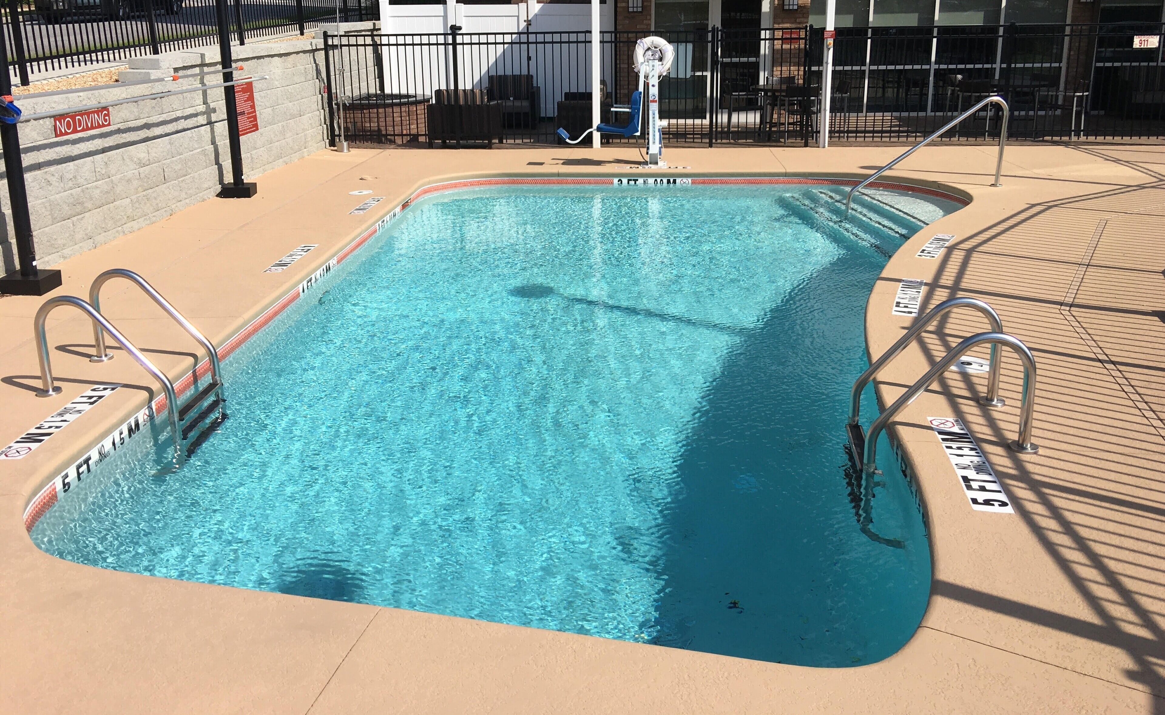 seasonal outdoor pool