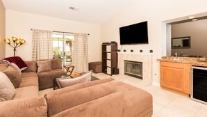 Luxury House, 2 Bedrooms, Private Pool | Living area | Flat-screen TV - Palm Desert Luxury VIP Home w/Pool (Palm Desert)