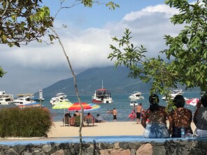 Sun-loungers, beach towels