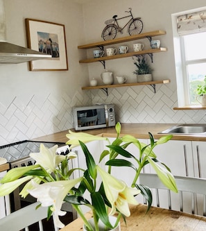 Fridge, microwave, oven, stovetop - Riverside retreat over looking the stunning Waveney Valley - fishing & kayaking (Hoxne)