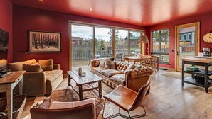 Unclassified image, 4 of 50, button - Stunning downtown 8 bed 6.5 bath, hot tub, pool table, steam room, gas fire pit (Breckenridge)