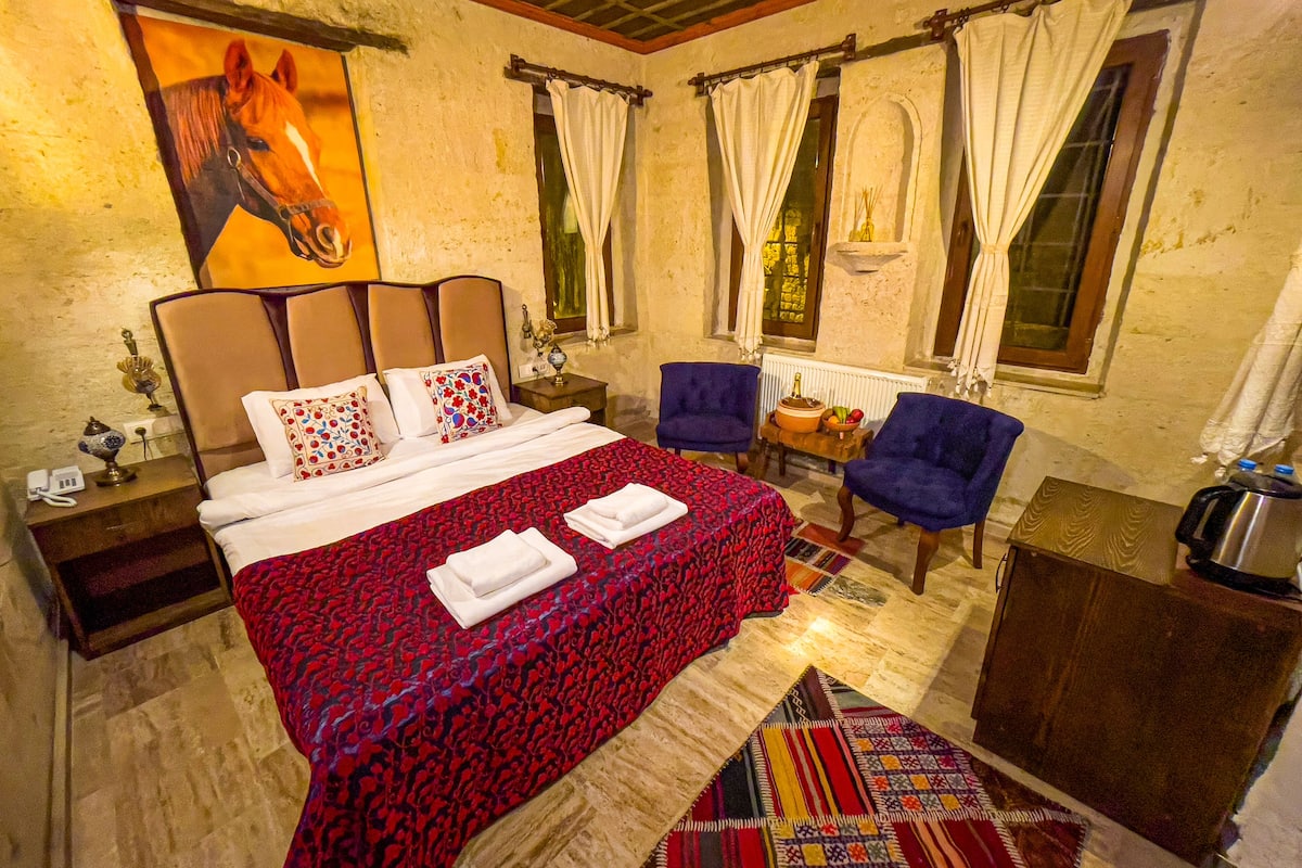 Standard Cave Room | 1 phòng ngủ, bộ trải giường bằng vải cotton Ai Cập