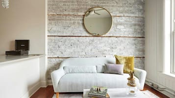 Apartment, 1 Bedroom | Living room | 42-inch flat-screen TV with digital channels, TV
