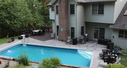 Lodge familiar ubicado en Hocking Hills
