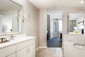 Hair dryer, towels, toilet paper