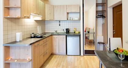 Viihtyisä 1 makuuhuoneen huoneisto rauhallisessa Riian keskustassa