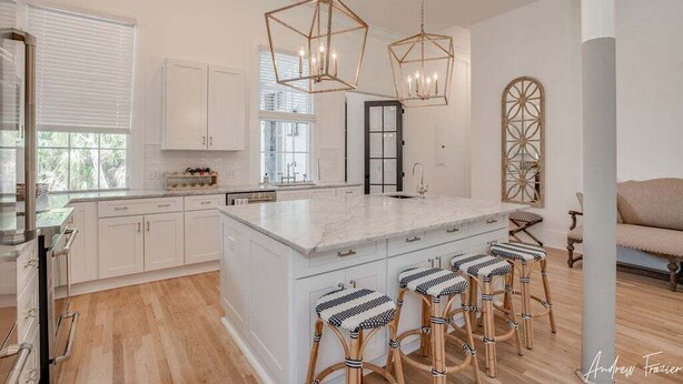 Private kitchen - Massive Condo Sleeps 12 with Pool at North Beach (Tybee Island)