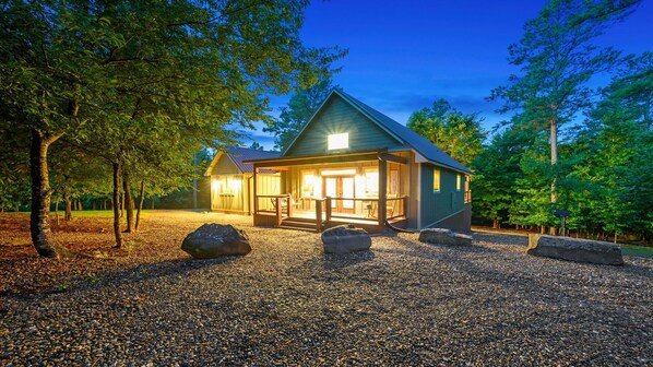 Exterior - The Green Retreat-Pool Table, Foosball/Shuffleboard Tables, Playground Set (Broken Bow)