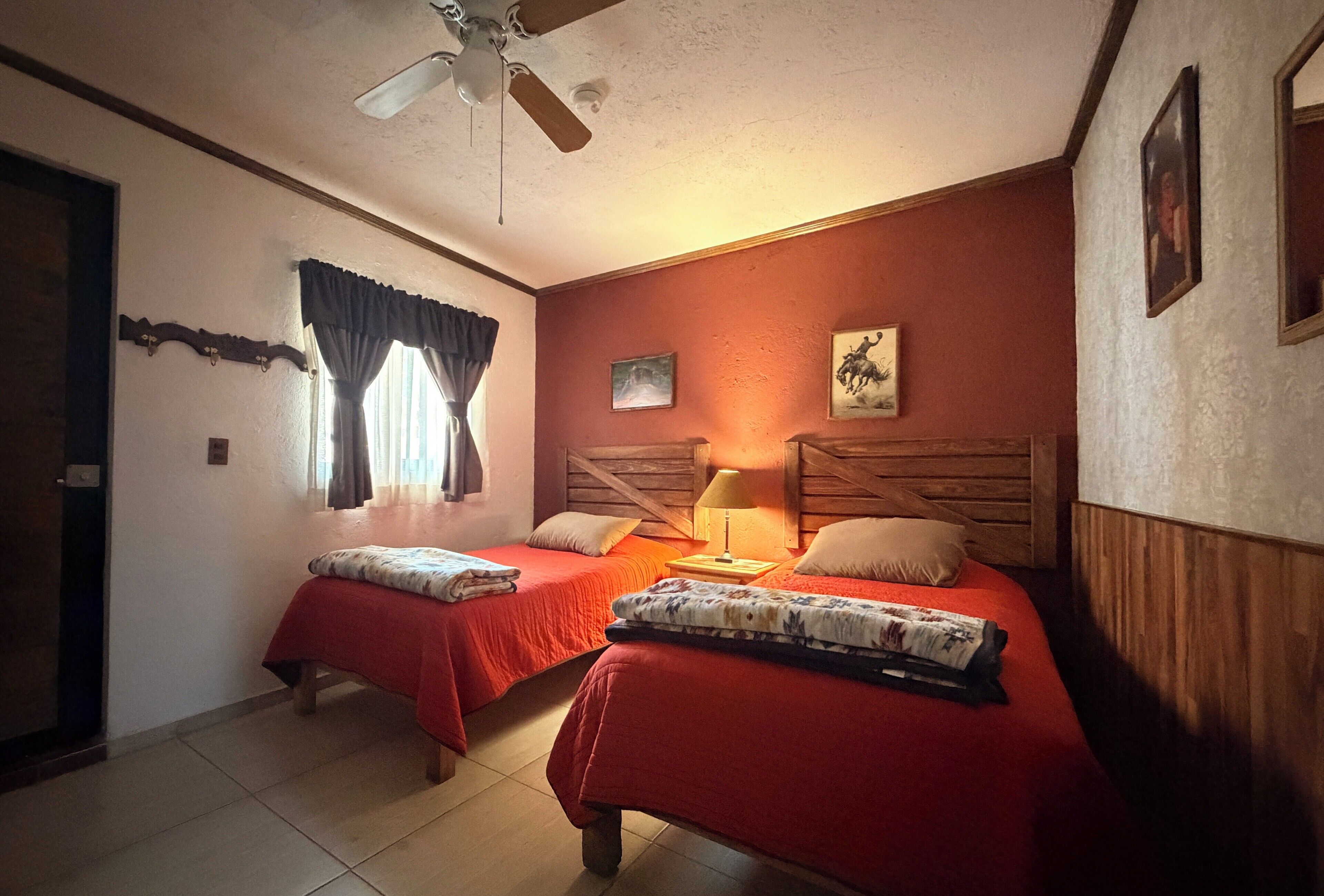 down duvets, individually decorated, individually furnished, desk