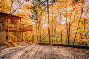 Property grounds - A Quiet Getaway in a True "Mountain Cabin" with all the Amenities! (Bryson City)