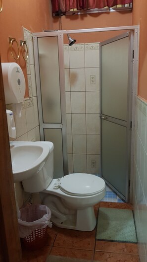 Ducha, toallas