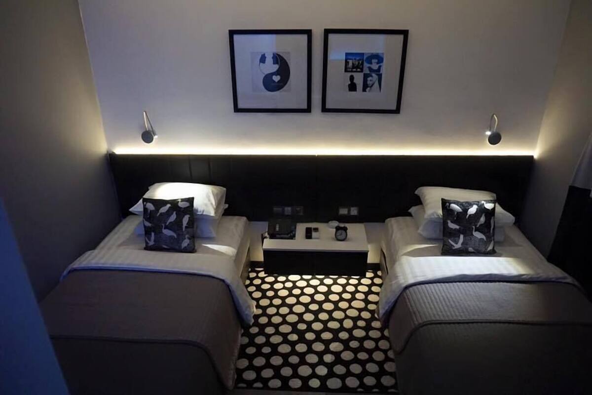 Chambres insonorisées, fer et planche à repasser, Wi-Fi gratuit