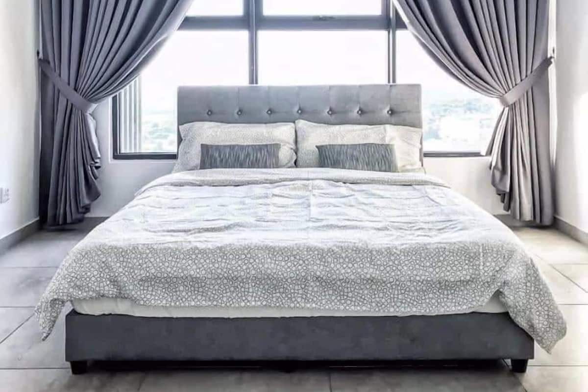 Apartemen, 3 kamar tidur, pemandangan kota (27F) | 1 kamar tidur dan Wi-Fi gratis