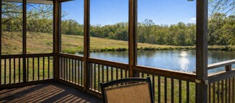 Relax at Pond View Loft—your cozy barn-top retreat with pond views, fires, and fishing fun.