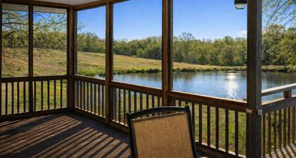 Relax at Pond View Loft—your cozy barn-top retreat with pond views, fires, and fishing fun.