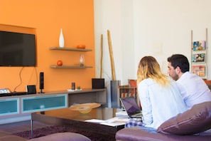 Lobby sitting area