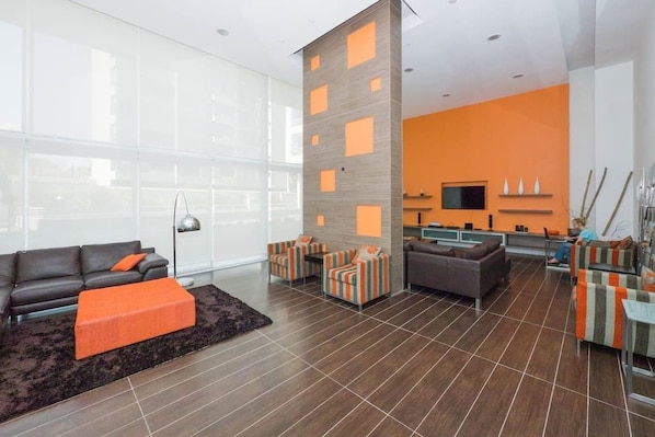 Sitzecke in der Lobby