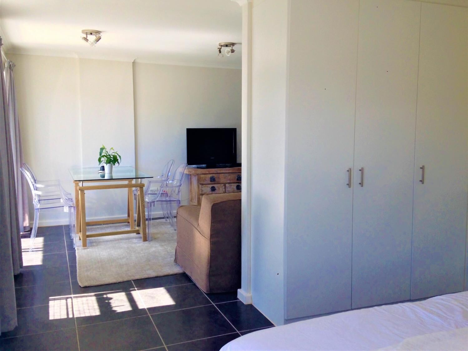 1 bedroom, premium bedding, desk, iron/ironing board