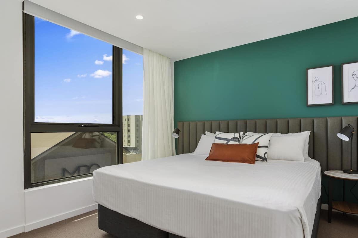 1 bedroom, premium bedding, desk, iron/ironing board