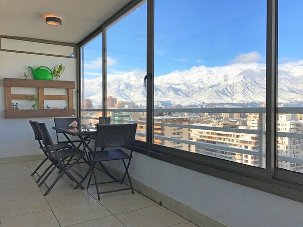 Apartment | Balcony view - El Cosmopolita Apartment (Santiago)