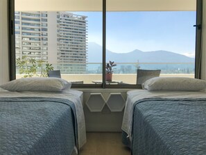 2 bedrooms, individually decorated, individually furnished