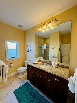 House, 3 Bedrooms | Bathroom | Towels - 102 6th St S-downstairs 3 Bedroom Home (Bradenton Beach)