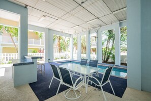 Ferienhaus, 3 Schlafzimmer | Speisen im Freien