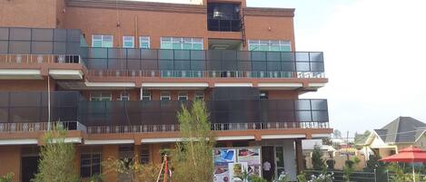 Façade de l’hébergement