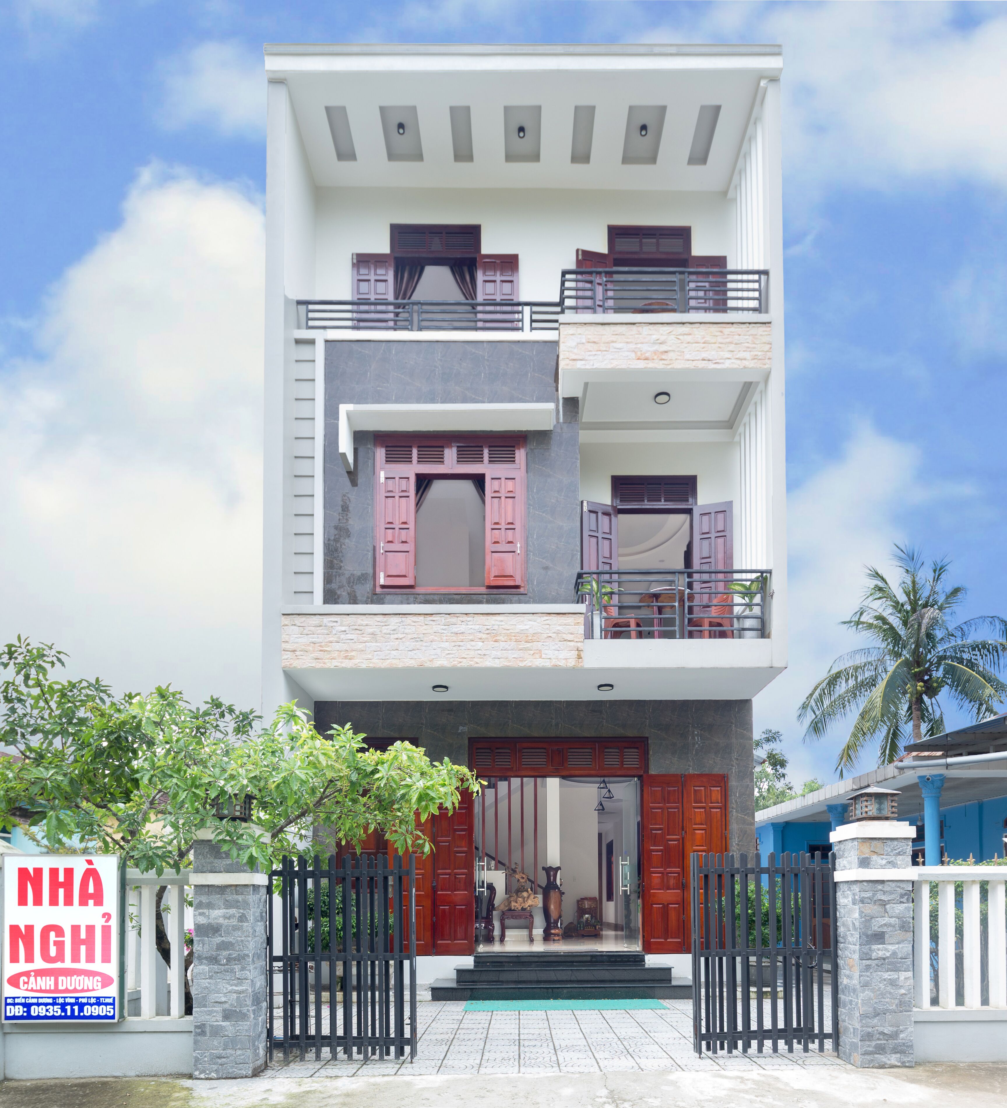 Front of property