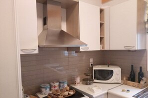 Apartment, 1 Schlafzimmer, Stadtblick | Eigene Küche | Großer Kühlschrank, Mikrowelle, Ofen, Herdplatte